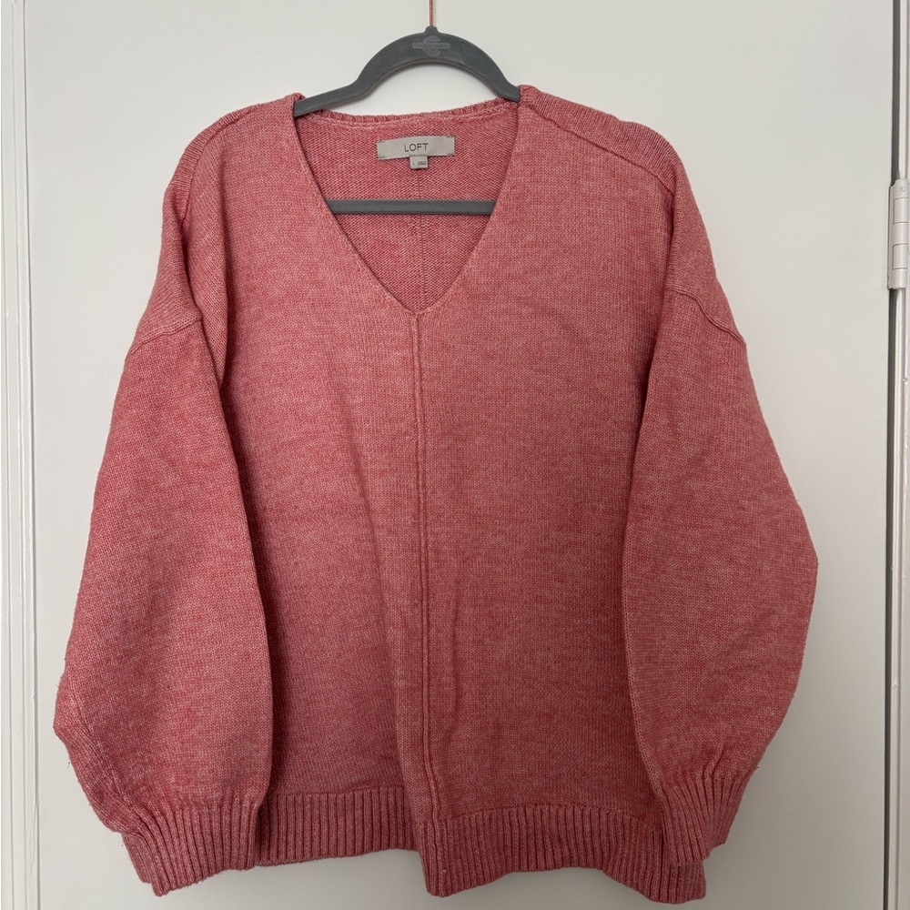 LOFT Soft Pink Knit Top